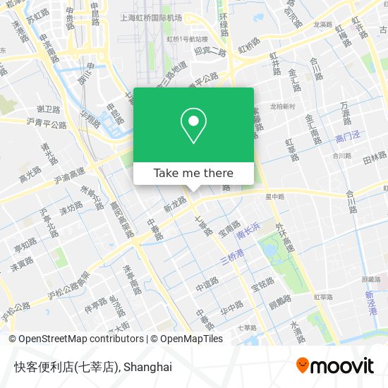 快客便利店(七莘店) map