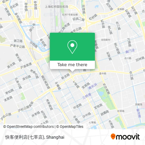 快客便利店(七莘店) map