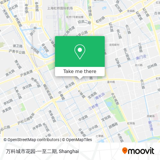 万科城市花园-一至二期 map