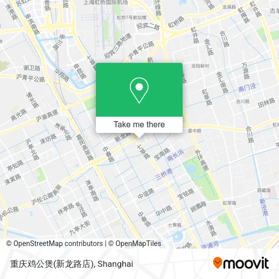 重庆鸡公煲(新龙路店) map
