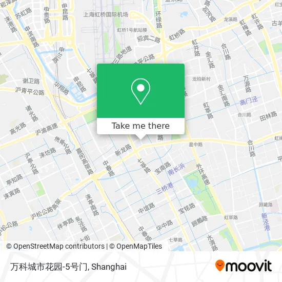 万科城市花园-5号门 map