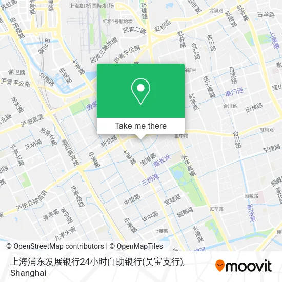 上海浦东发展银行24小时自助银行(吴宝支行) map