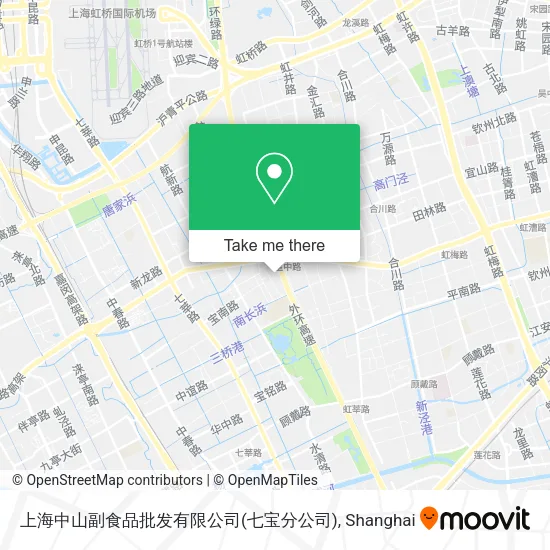 上海中山副食品批发有限公司(七宝分公司) map