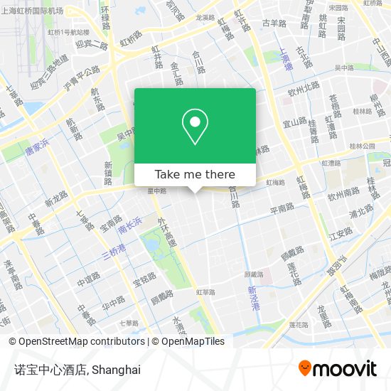 诺宝中心酒店 map