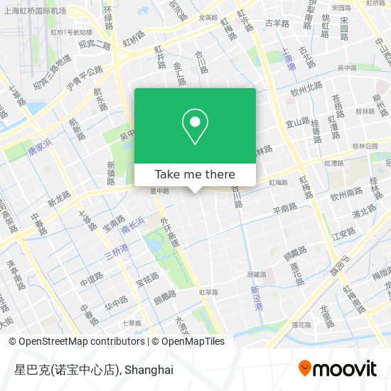 星巴克(诺宝中心店) map