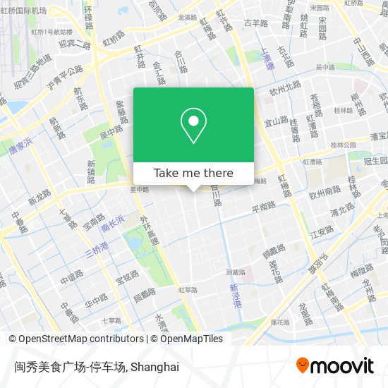 闽秀美食广场-停车场 map