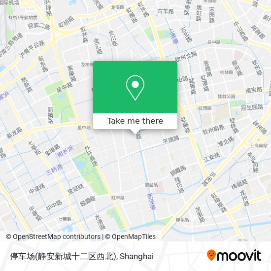 停车场(静安新城十二区西北) map