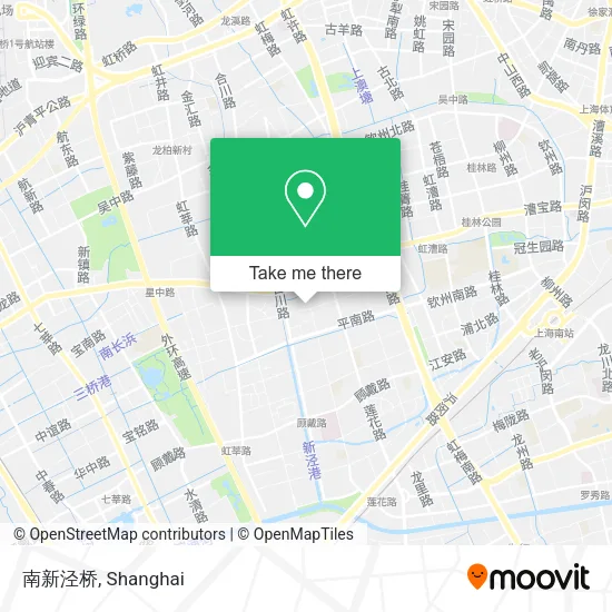 南新泾桥 map