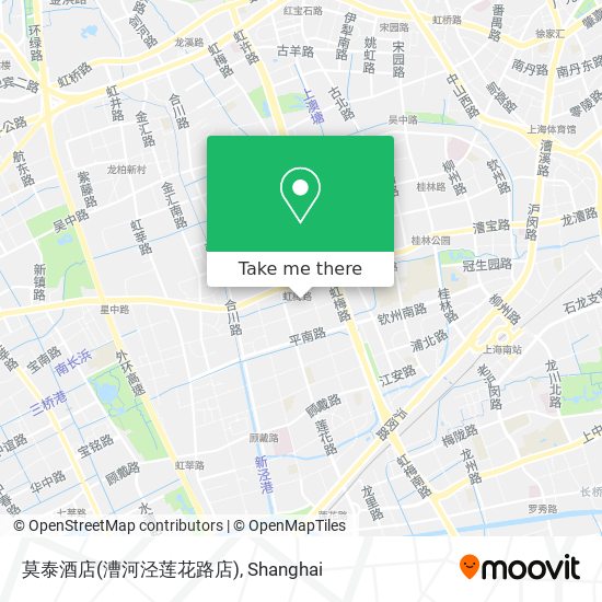 莫泰酒店(漕河泾莲花路店) map