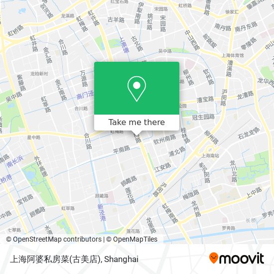 上海阿婆私房菜(古美店) map