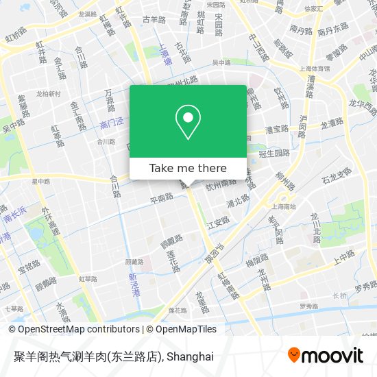 聚羊阁热气涮羊肉(东兰路店) map