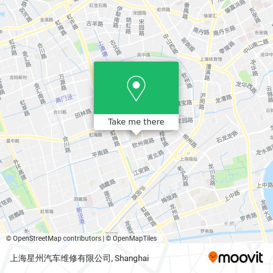 上海星州汽车维修有限公司 map