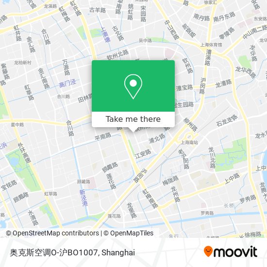 奥克斯空调O-沪BO1007 map