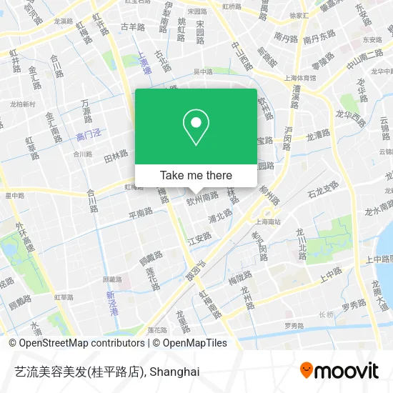 艺流美容美发(桂平路店) map