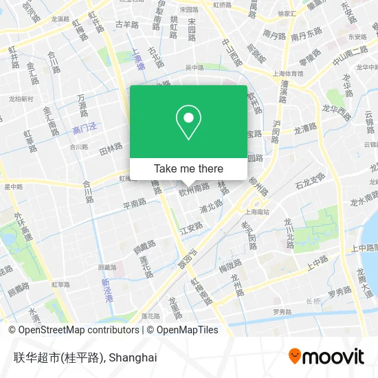 联华超市(桂平路) map