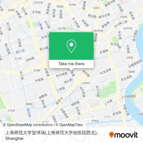 上海师范大学篮球场(上海师范大学校医院西北) map