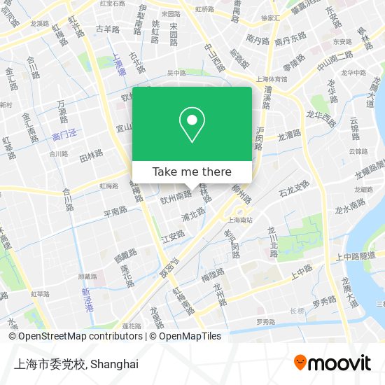 上海市委党校 map