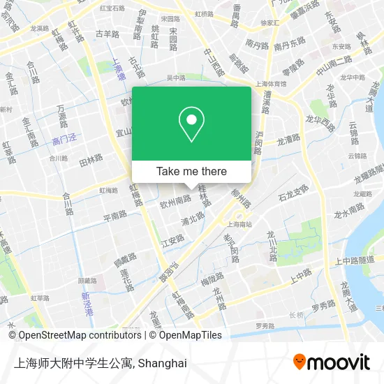 上海师大附中学生公寓 map