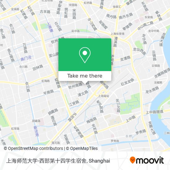 上海师范大学-西部第十四学生宿舍 map