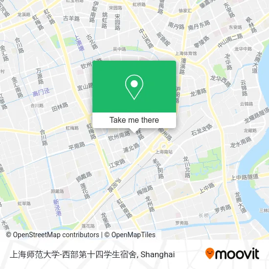 上海师范大学-西部第十四学生宿舍 map