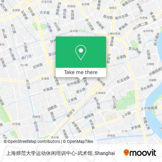 上海师范大学运动休闲培训中心-武术馆 map