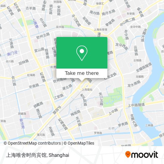上海唯舍时尚宾馆 map