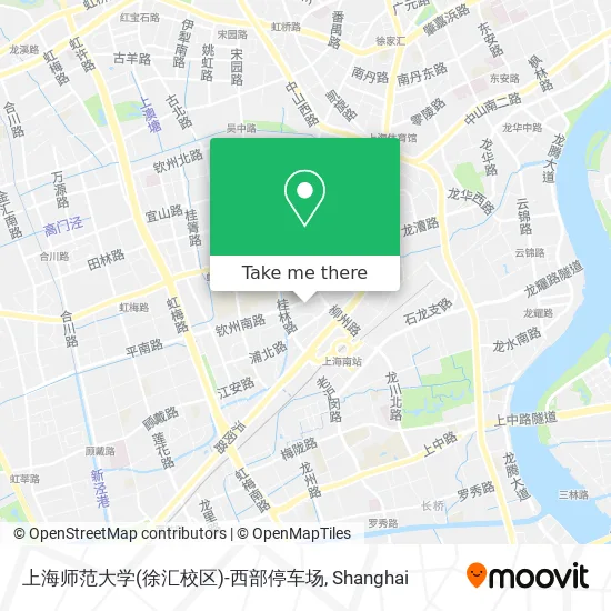 上海师范大学(徐汇校区)-西部停车场 map