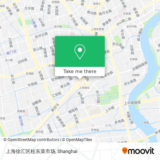 上海徐汇区桂东菜市场 map