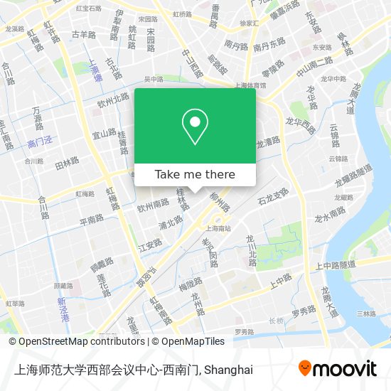 上海师范大学西部会议中心-西南门 map
