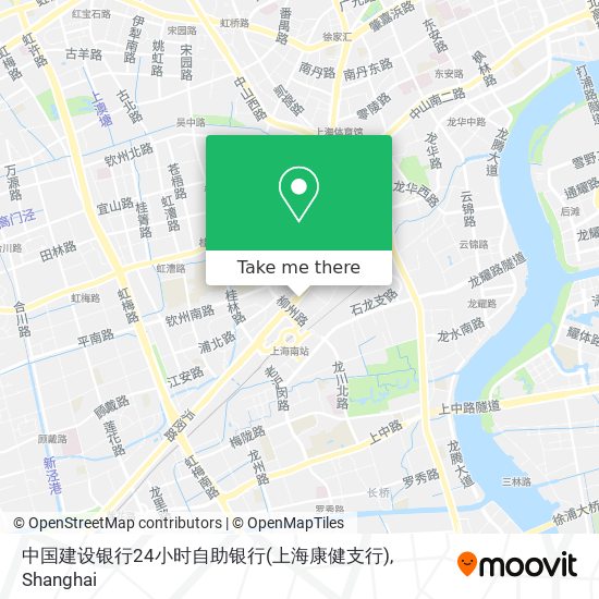 中国建设银行24小时自助银行(上海康健支行) map