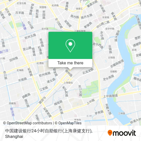 中国建设银行24小时自助银行(上海康健支行) map