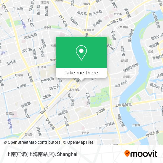 上南宾馆(上海南站店) map