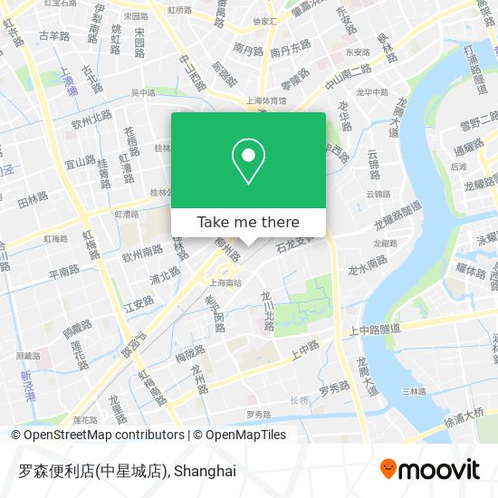 罗森便利店(中星城店) map
