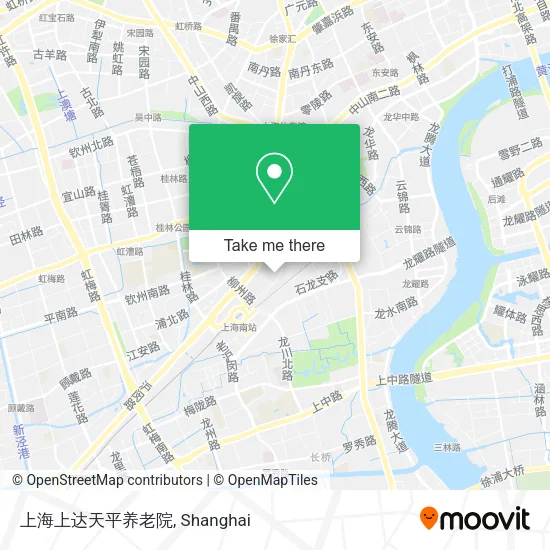 上海上达天平养老院 map