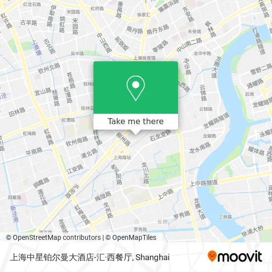 上海中星铂尔曼大酒店-汇·西餐厅 map