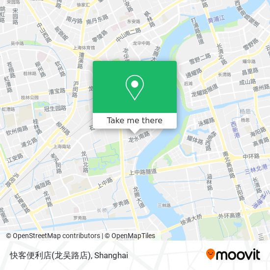 快客便利店(龙吴路店) map