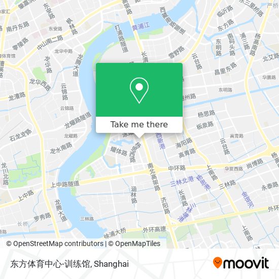 东方体育中心-训练馆 map