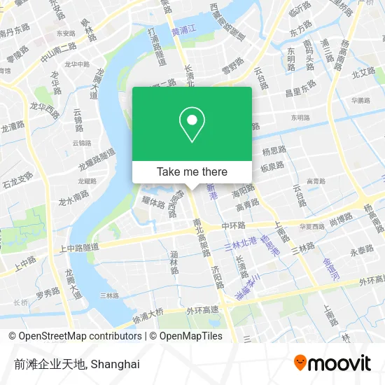 前滩企业天地 map