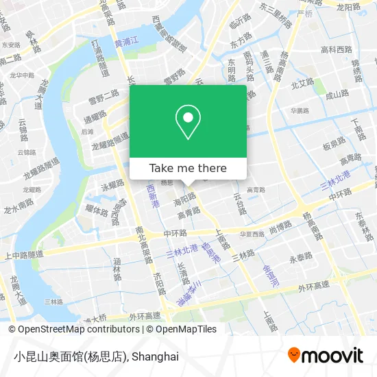 小昆山奥面馆(杨思店) map
