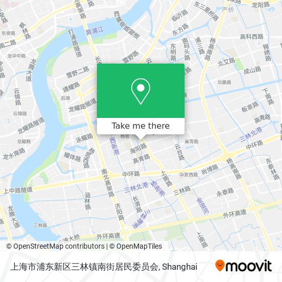 上海市浦东新区三林镇南街居民委员会 map