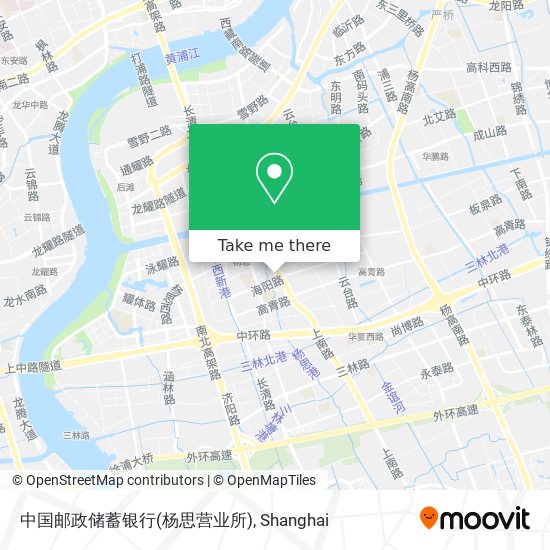 中国邮政储蓄银行(杨思营业所) map