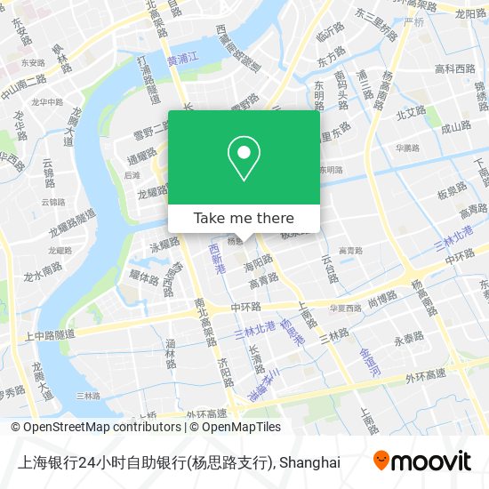 上海银行24小时自助银行(杨思路支行) map