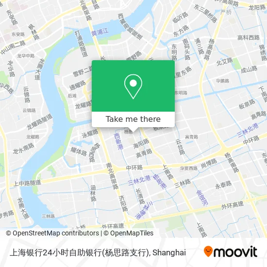 上海银行24小时自助银行(杨思路支行) map