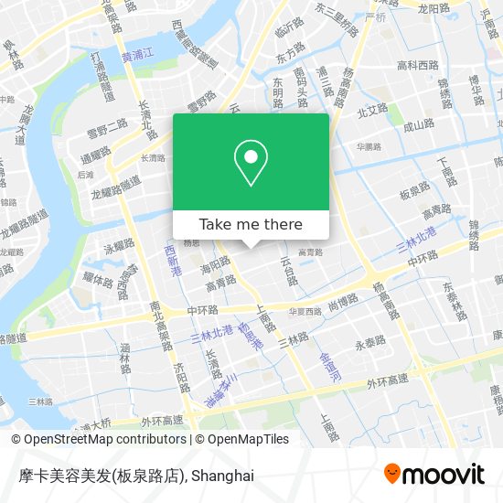 摩卡美容美发(板泉路店) map