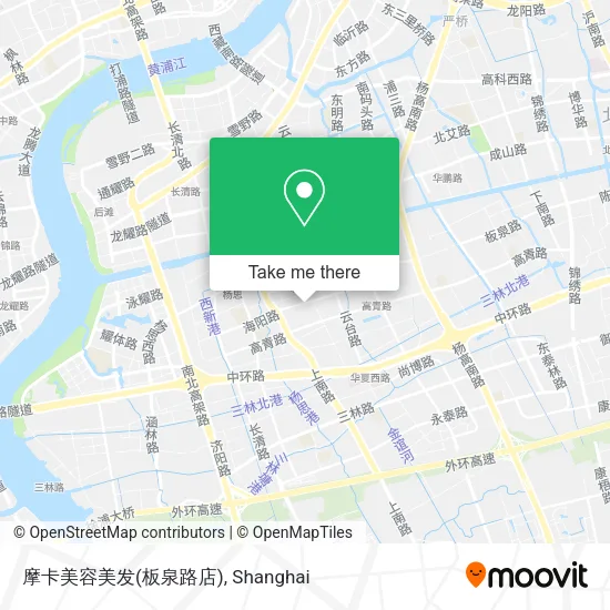 摩卡美容美发(板泉路店) map