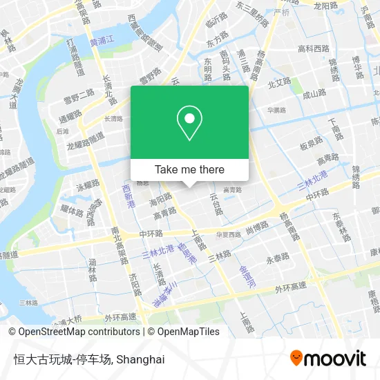 恒大古玩城-停车场 map