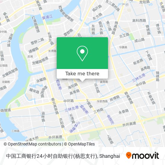 中国工商银行24小时自助银行(杨思支行) map