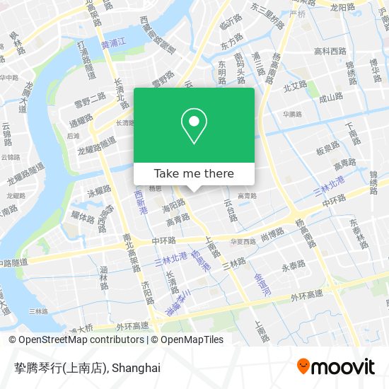 挚腾琴行(上南店) map