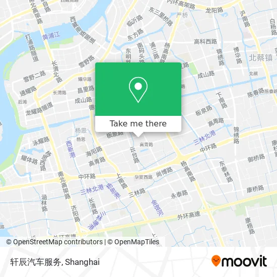 轩辰汽车服务 map