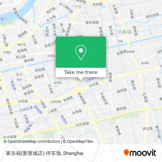 家乐福(新里城店)-停车场 map